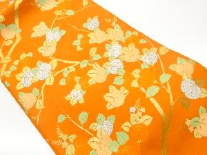 橘模様織出し名古屋帯